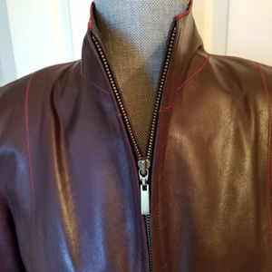 Cole HaanLeather Blazer